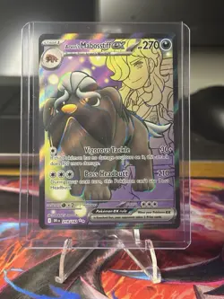 Pokemon - Arven’s Mabosstiff ex 218/182 - Destined Rivals Ultra Rare - NM - Image 1