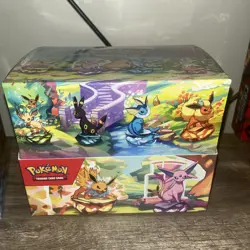 Pokemon TCG Scarlet & Violet Prismatic Evolutions SEALED Mini Tin Display Box - Image 1