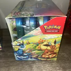 Pokemon TCG Scarlet & Violet Prismatic Evolutions SEALED Mini Tin Display Box - Image 2