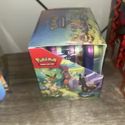 Pokemon TCG Scarlet & Violet Prismatic Evolutions SEALED Mini Tin Display Box - Image 4