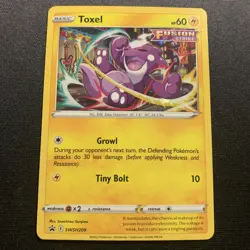 Toxel SWSH209 NM -Rare Holo Pokemon Card- Black Star Promo (3) - Image 1