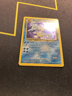 Kingdra 8/111 MP -Vintage Holo Pokemon Card- Neo Genesis (4s) - Image 4