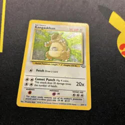 Kangaskhan 5/64 EX/MP -Vintage Holo Pokemon Card- Jungle Set (4s) - Image 2