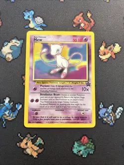 Mew Promo 8 NM/LP -Vintage Rare Pokemon Card- Black Star Promo (8q) - Image 1