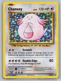 Chansey 70/108 XY - Evolutions Holo Rare Pokemon Card | LP - Image 1