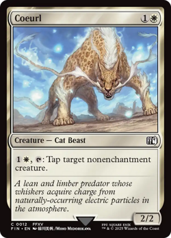 Coeurl #12 | Near Mint FOIL | Final Fantasy FIN | Magic MTG - Image 1