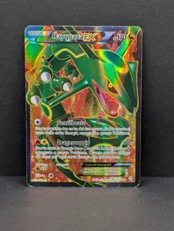 Rayquaza EX Full Art 123/124 Dragons Exalted Holo Rare Pokemon TCG ITALIAN MP - Image 1