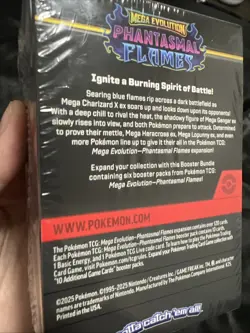 Pokemon TCG Mega Evolution Phantasmal Flames Booster Bundles New Sealed 6 Packs - Image 3