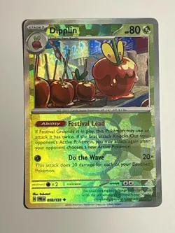 SV: Prismatic Evolutions Dipplin (Master Ball Pattern) #010/131 Holo Pokemon - Image 1