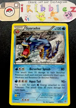 Gyarados 20/98 NM Non-Holo Rare Awesome Art Pokemon Card. Free Tracked Shipping! - Image 1
