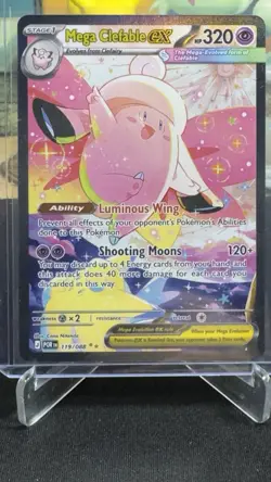 Pokemon TCG Mega Clefable ex 119/88 Perfect Order *super clean* - Image 2