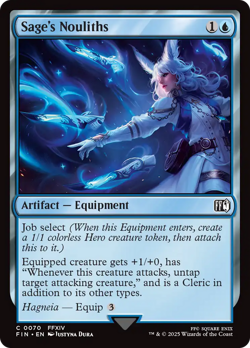 Sage's Nouliths #70 | Near Mint FOIL | Final Fantasy FIN | Magic MTG - Image 1
