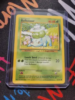 BULBASAUR - Base Set - 44/102 - Common - Pokemon Card - Unlimited Edition - Image 4