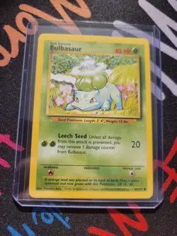 BULBASAUR - Base Set - 44/102 - Common - Pokemon Card - Unlimited Edition - Image 5