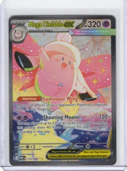 Pokemon Perfect Order Mega Clefable EX SIR 119/088 NM - Image 1