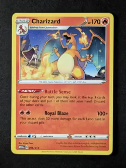 2024 Pokemon CHARIZARD #001/015 McDonald's Collection M24 EN Non Holo English B - Image 1