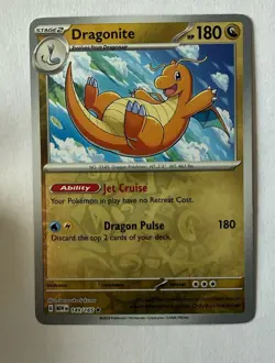 Dragonite 149/165 Reverse Holo: Scarlet & Violet 151 Pokemon TCG Near Mint - Image 1