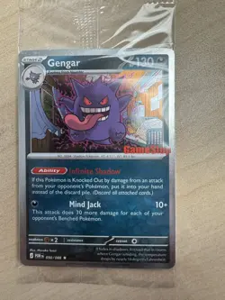 Pokemon TCG Gengar 050/088 Promo Sealed Stamped Gamestop Promo Card - Image 1