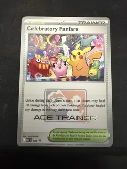 Pokemon English Celebratory Fanfare (Ace Trainer) Promo UNSEALED - Image 1