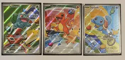 Pokemon First Partner Illustration Kanto Promos Set 3 Cards - Image 1