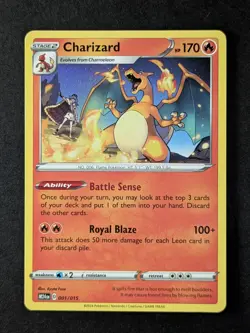 2024 Pokemon CHARIZARD #001/015 McDonald's Collection M24 EN Non Holo English - Image 1