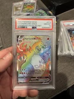 Pokemon 2020 Charizard VMAX 074/073 Full Art SR Champion's Path GEM MINT PSA 10 - Image 1