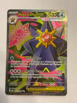 Pokemon Perfect Order ME03 MEGA STARMIE ex ULTRA RARE 102/088 - Image 1