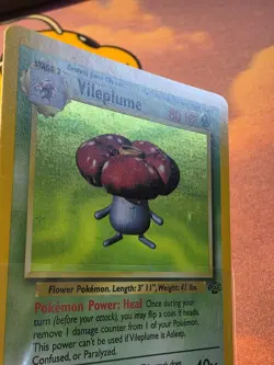 Pokemon TCG | Vileplume Holo Rare 15/64 Jungle Unlimited | Near Mint - Image 5