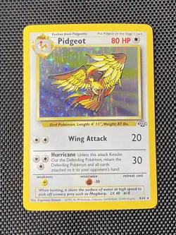 Pokemon TCG Pidgeot 8/64 Jungle Set Holo Rare WOTC VTG 1999 - Image 2