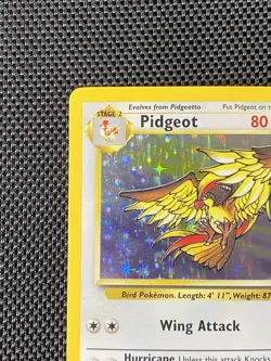 Pokemon TCG Pidgeot 8/64 Jungle Set Holo Rare WOTC VTG 1999 - Image 3