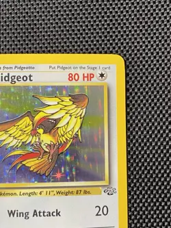 Pokemon TCG Pidgeot 8/64 Jungle Set Holo Rare WOTC VTG 1999 - Image 4