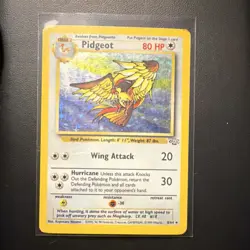 Pokemon Pidgeot 8/64 Base Set Holo Rare 80 HP Stage 2 Vintage - Image 1