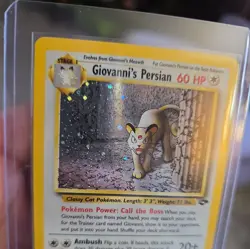 Pokemon TCG Giovanni's Persian 8/132 Gym Challenge Holo Rare LP - Image 2