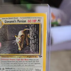 Pokemon TCG Giovanni's Persian 8/132 Gym Challenge Holo Rare LP - Image 3