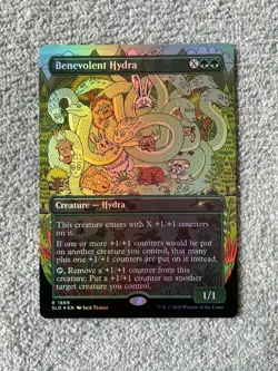 MTG Benevolent Hydra FOIL NM Borderless Secret Lair Drop R 1889 SLD - Image 1