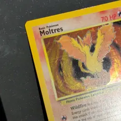 Moltres 12/62 Holo Rare Fossil Set 1999 Pokemon WotC Vintage MP 12/62 - Image 5