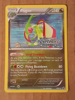 Pokemon Flygon BW 53 Boundaries Crossed Holo Prerelease Promo See Pictures - Image 1