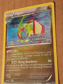 Pokemon Flygon BW 53 Boundaries Crossed Holo Prerelease Promo See Pictures - Image 2