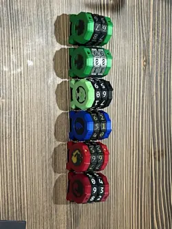 Lot of 6 Magic the Gathering | Life Damage Counter Click Wheel | New | MT - Image 2