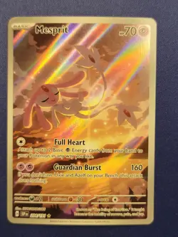 Pokemon TCG Mesprit 204/191 Sv08: Surging Sparks Holo Illustration Rare NM - Image 1