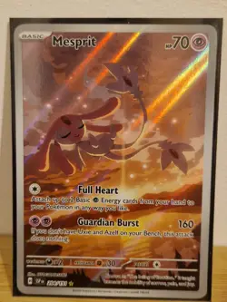 Mesprit 204/191 Surging Sparks Illustration Rare Mint Condition Pokemon TCG Card - Image 2