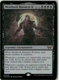 Meathook Massacre II (0108) Foil NM MTG Duskmourn Magic - Image 1