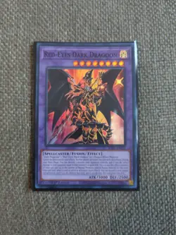 Yu-Gi-Oh Red-Eyes Dark Dragoon RA02-EN021 Super Rare 1st Edition - Image 1