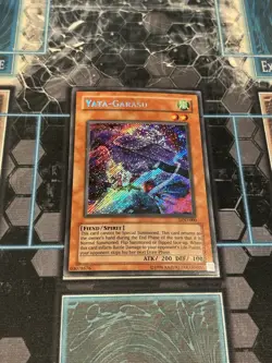 Yugioh TCG Yata-Garasu LOD-000 Unlimited Secret Rare Moderately Played - Image 1