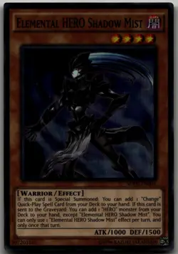 Elemental HERO Shadow Mist Super Rare Structure Deck: HERO Strike SDHS-EN001 LP - Image 1