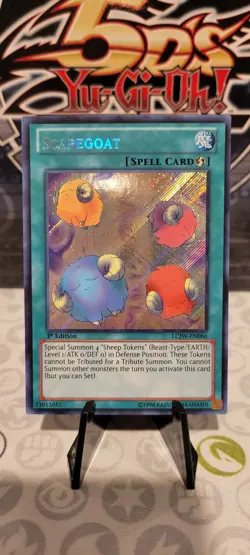 Yu-Gi-Oh! Scapegoat LCJW-EN066 1st Edition Secret Rare Near Mint NM - Image 1