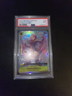 One Piece Jewelry Bonney Alternate Art Op08-105 Psa 9 - Image 2