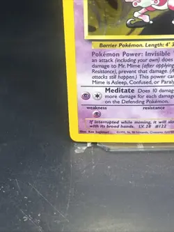 Pokemon TCG Mr. Mime Jungle 6/64 Holo Unlimited Holo Rare 🤡 👀 - Image 4