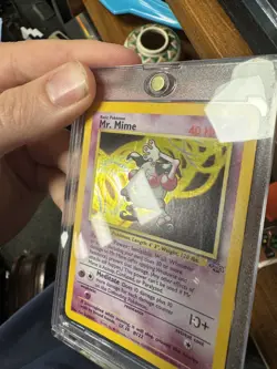 Pokemon TCG Mr. Mime Jungle Holo Card 6/64 Unlimited Rare - Image 4
