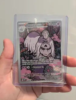 Pokemon TCG Houndstone 145/132 Illustration Rare Full Art – Mega Evolutions Card - Image 1